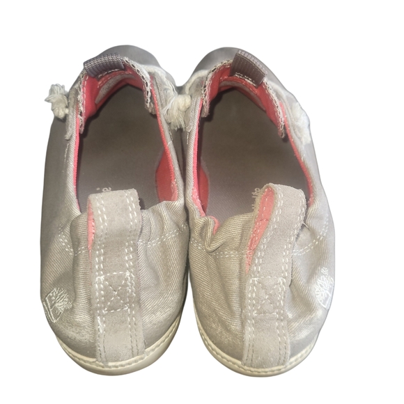 Timberland Womens Gray Canvas Sneakers Sz.8 - Picture 3 of 6